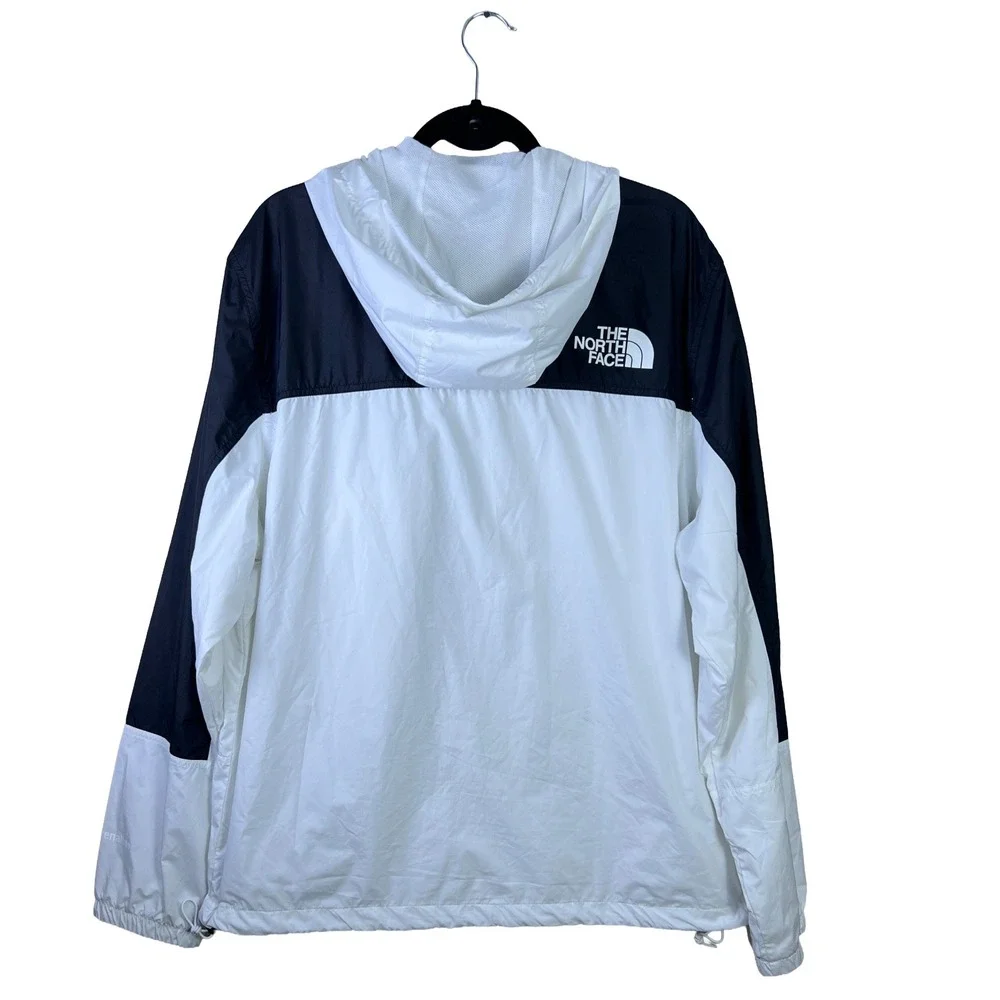 The North Face Windbreaker Jacket Men's XL White Black Colorblock Gorpcore